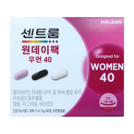 센트롤 원데이팩 센트롬 센트룸 40 중년 여성 영자 우먼 효능 효과 내돈내산 후기