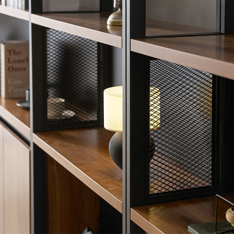 e스마트 스틸 철제 낮은 거실 3단 책장 기본형 600