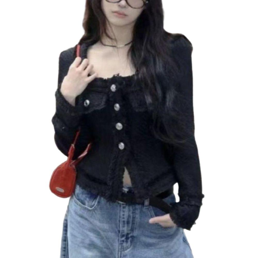 빅사이즈 투피스 여자 파티 정장 셋업 하객룩 스퀘어넥 화이트 M - 상세 이미지 2