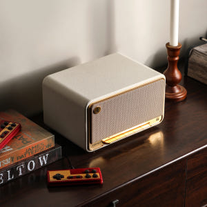 [EDIFIER] D32 레트로 무선 탁상 블루투스 스피커 60W 화이트 개봉기 | 실사용 후기 - 상품 이미지 1