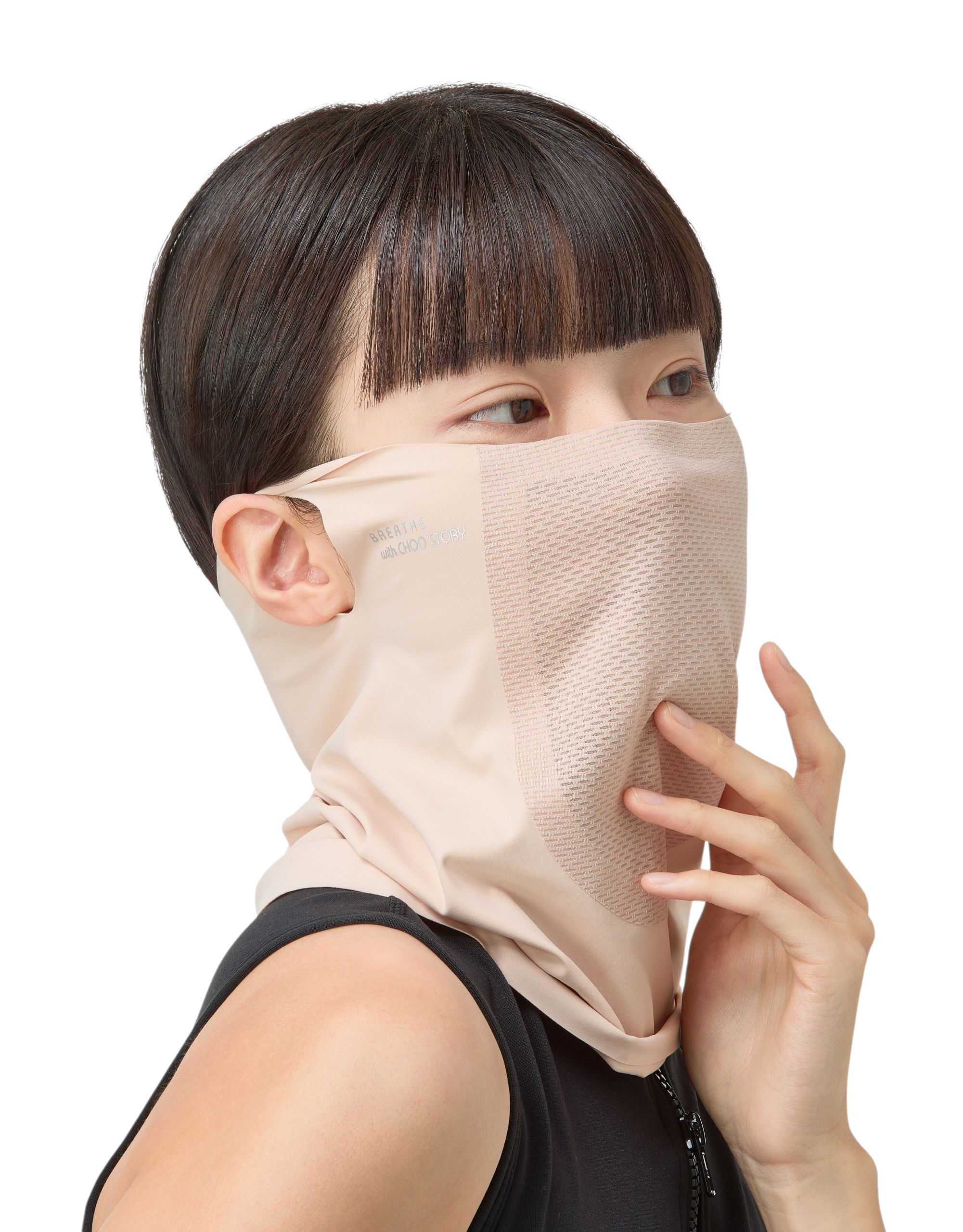 CHOOSTORY 츄스토리 후이후이 안면마스크 자외선차단 심리스 넥워머 (골프 러닝 등산) 이미지 2