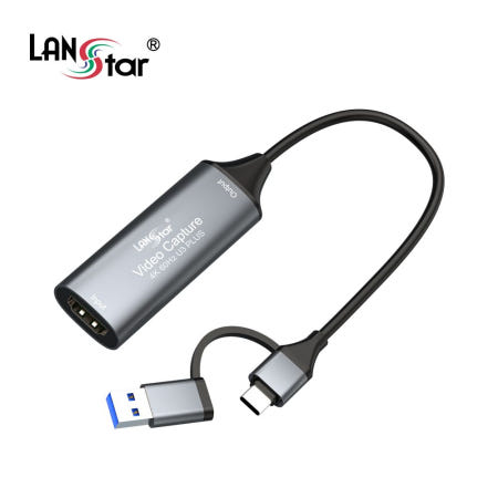 플러그 앤 플레이 지원 Type-C/A 듀얼 인터페이스 USB3.0 4K 60Hz 캡쳐보드 LS-UHCAP