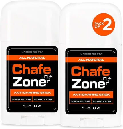 [해외]채프 존 채핑 스틱 - 처브 러브 스틱을 사용한 100% 자연스러운 허벅지 방지 안티 스틱으로 문지르고 자극을 최소화 편안함과 안도감을 위한 Chafe Zone Stick