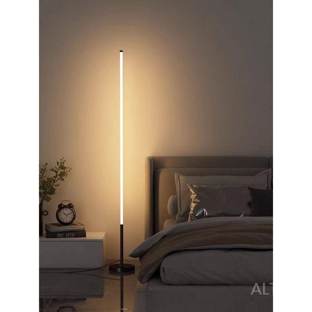 슬림 LED 플로어램프 블랙 장스탠드조명 180CM 따뜻한 빛-블랙-F형 24W - 상세 이미지 4