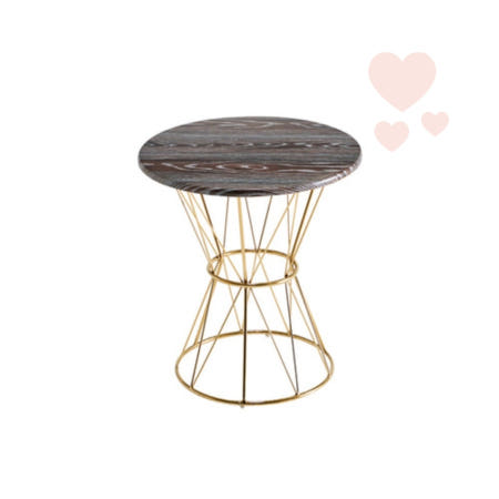 낮은 엔틱 카페2인원형테이블 거실커피테이블