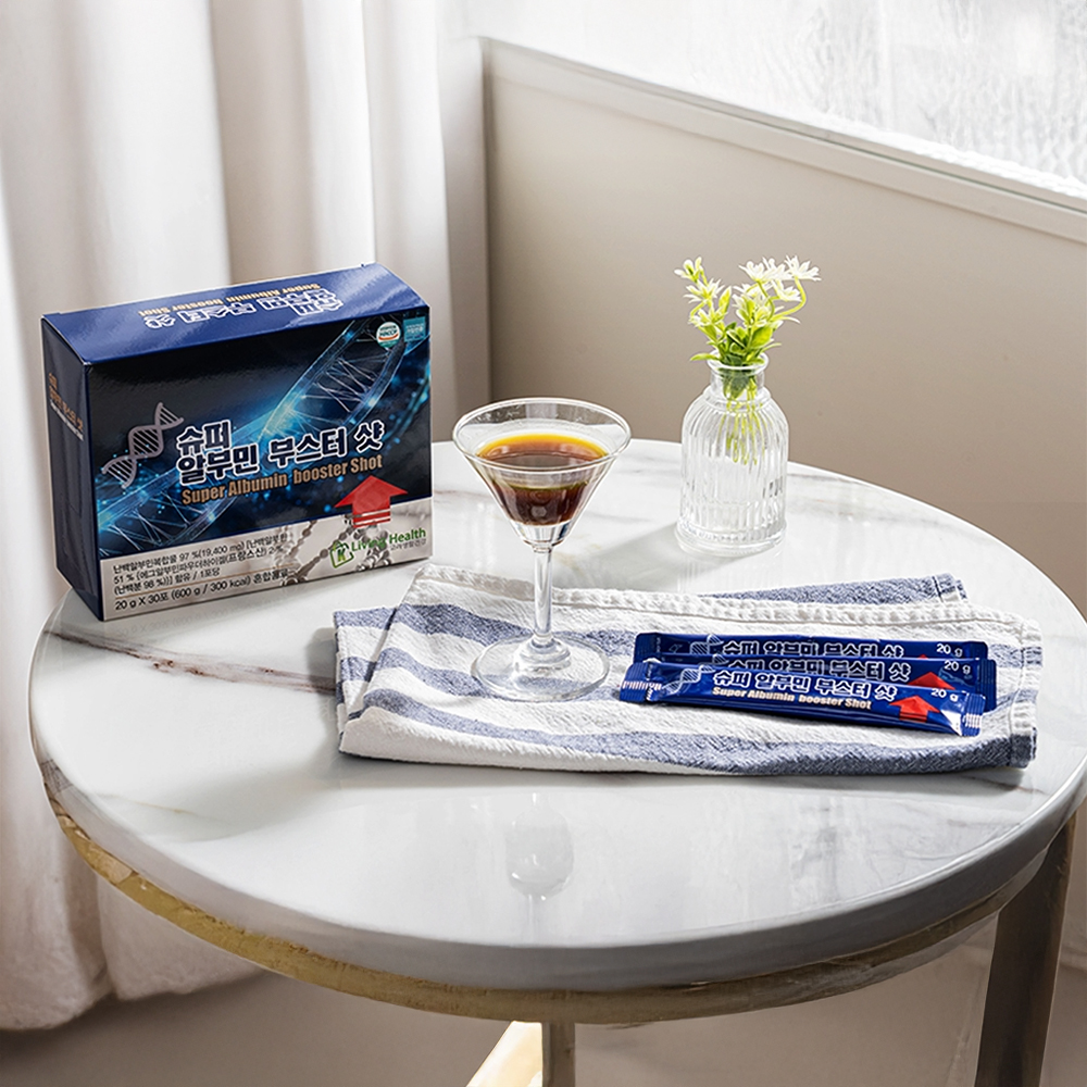 슈퍼알부민 부스터 샷 3박스 총 90포 프랑스 스틱형 마시는 간편 프리미엄 김양진 박사 이미지 3