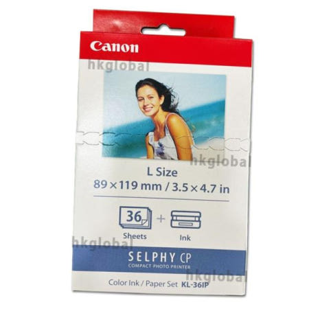 셀피잉크 셀피 카트리지1개 (인화지L 36매) CP1300 KL-36IP