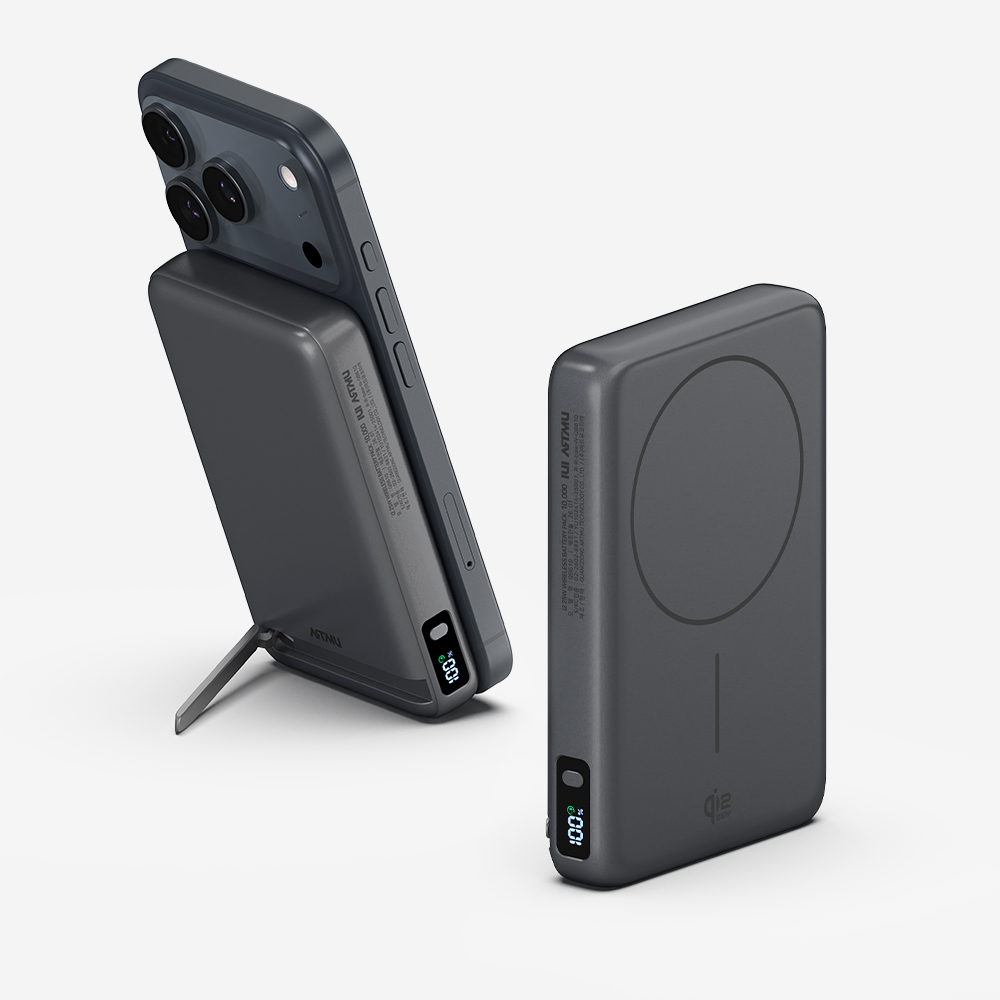 Qi2 25W 맥세이프 초고속 무선 보조배터리 QB610 10000mAh, 그레이 제품 이미지