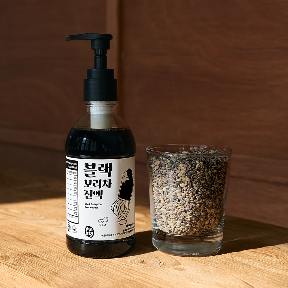 미지 블랙 보리차 원액 무색소 무설탕 국산 검정보리 진액 450g, 1개 이미지 2