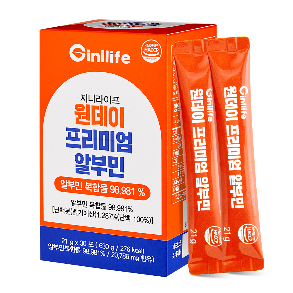 지니라이프 원데이 프리미엄 마시는 알부민 30포, 1개 이미지 6