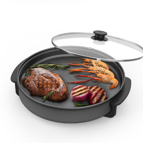 대형 원형 전기 후라이팬 명절 잔치팬 전부치는 피자팬