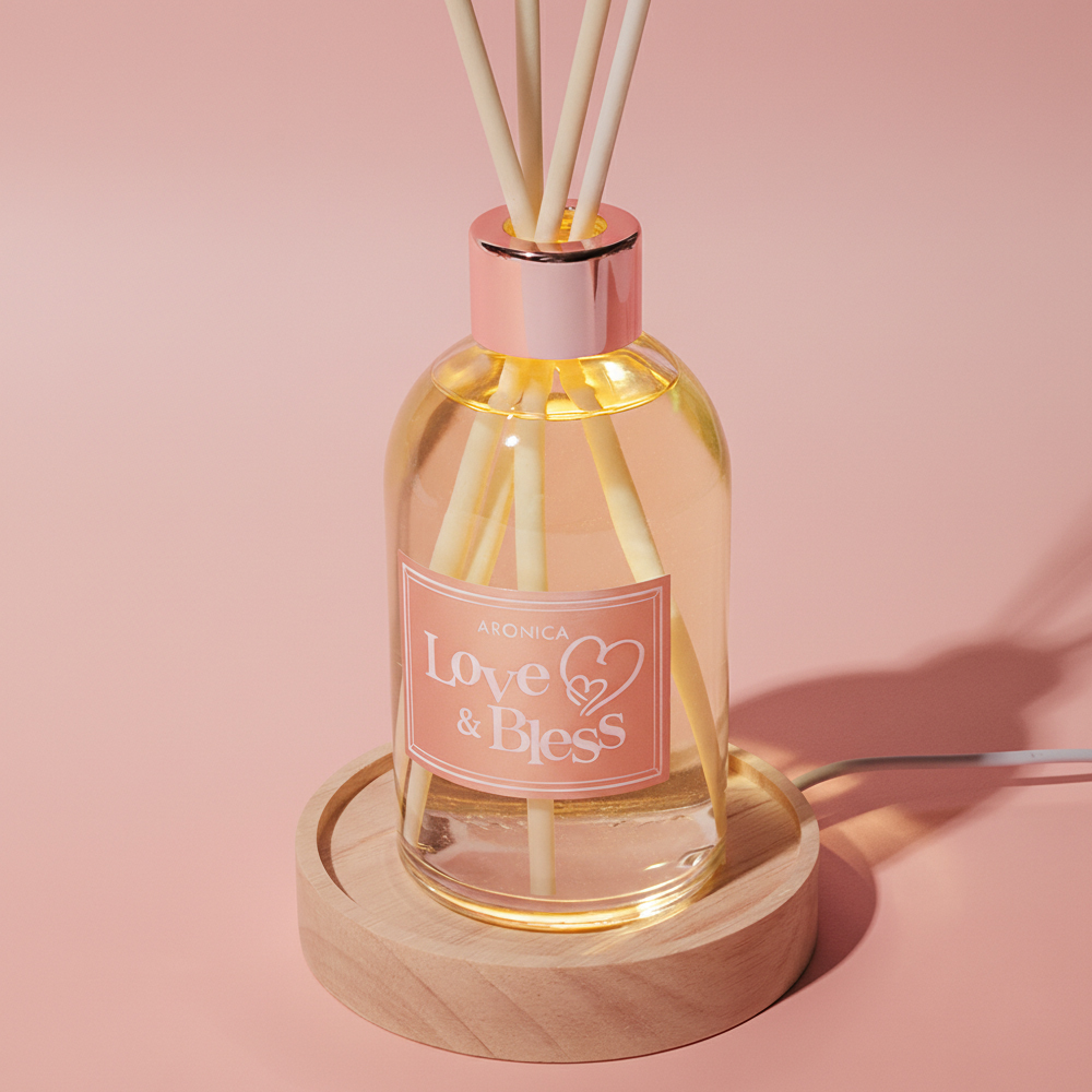 러브앤블레스 생일축하해 무드등 디퓨저 200ml 향기 인테리어소품 선물세트 - 상세 이미지 2