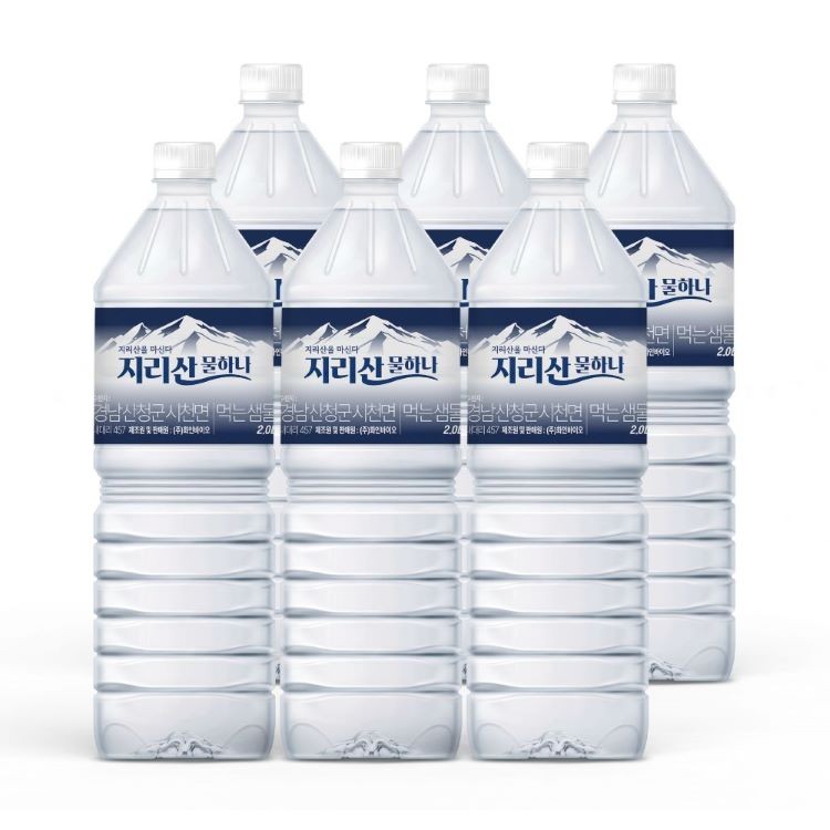 [천연 암반수] 지리산 물하나 생수 2L 1L 500ml 330ml 샘물 물 천연 암반수 - 상세 이미지 3