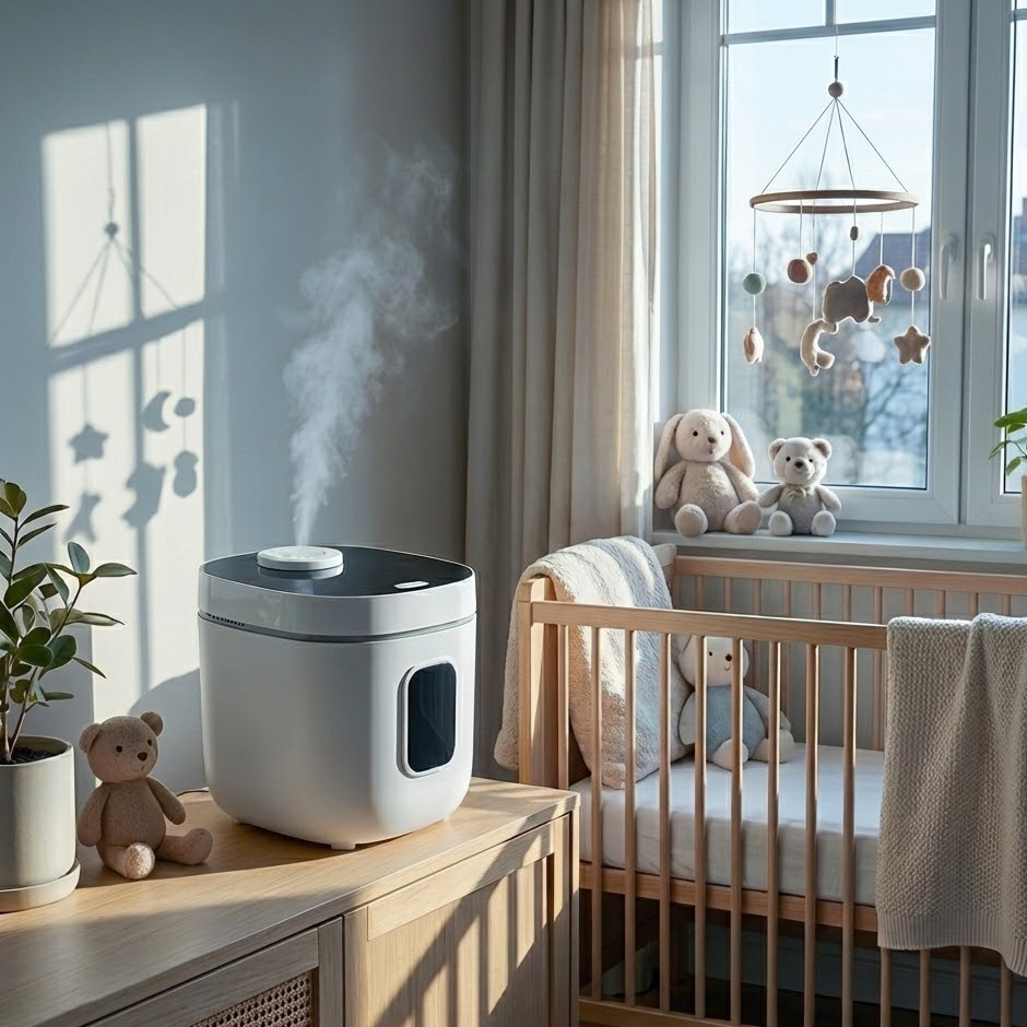 가열식 가습기 올스텐 316 대용량 신생아 아기 온열 통세척