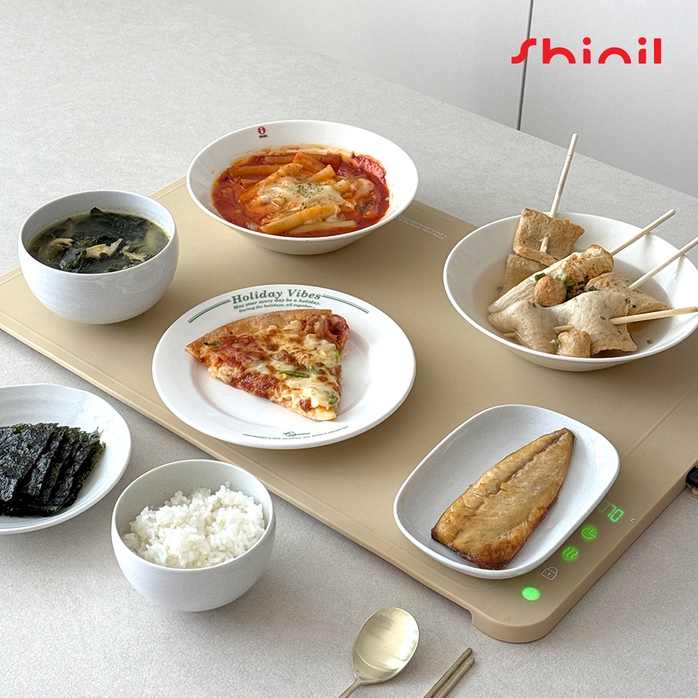 [26년형] 신일 푸드워머 올워밍 보온 접이식 다이닝 테이블 매트 음식워머 휴대용 100도 라지 제품 이미지