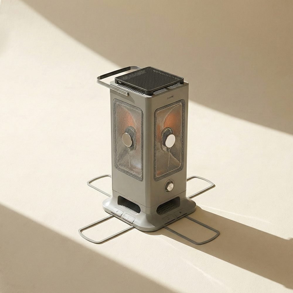 쿠오레 오방히터 하이라이트 전기난로 전기히터 카본히터 오방난로 가정 업소 사무실 CH-5D30G