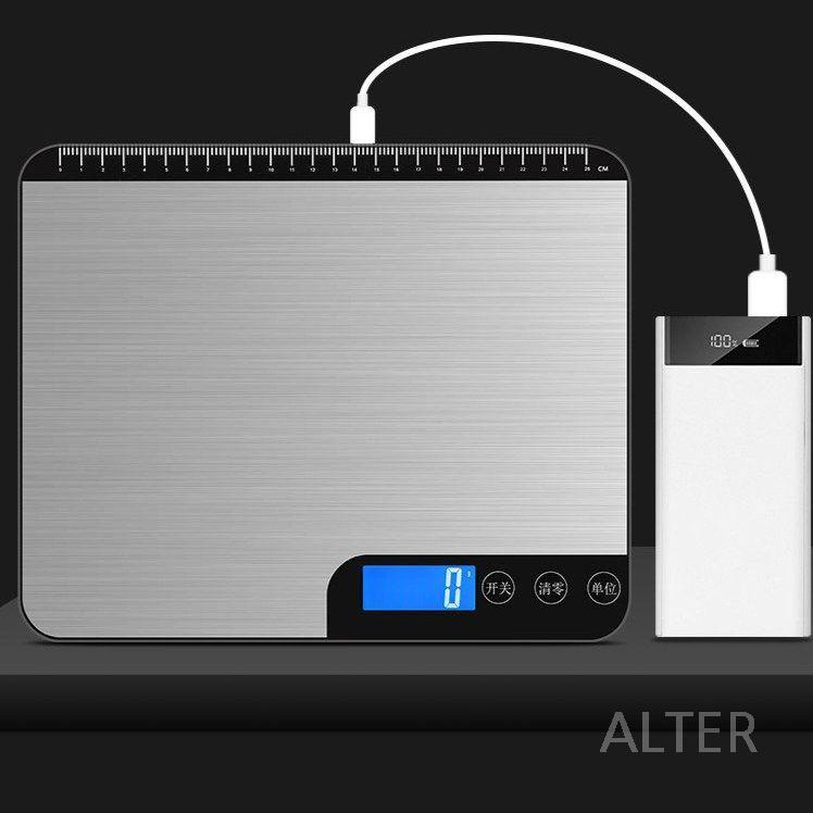 프로 베이킹 정밀 주방 방수 저울 5kg 대용량 충전형 세트 - 상세 이미지 3
