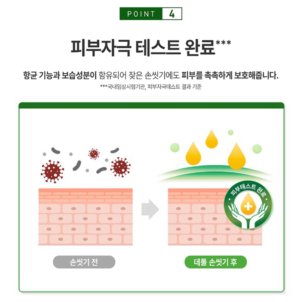 데톨 포밍 항균 핸드워시 애플블로썸, 250ml, 3개 - 상세 이미지 5