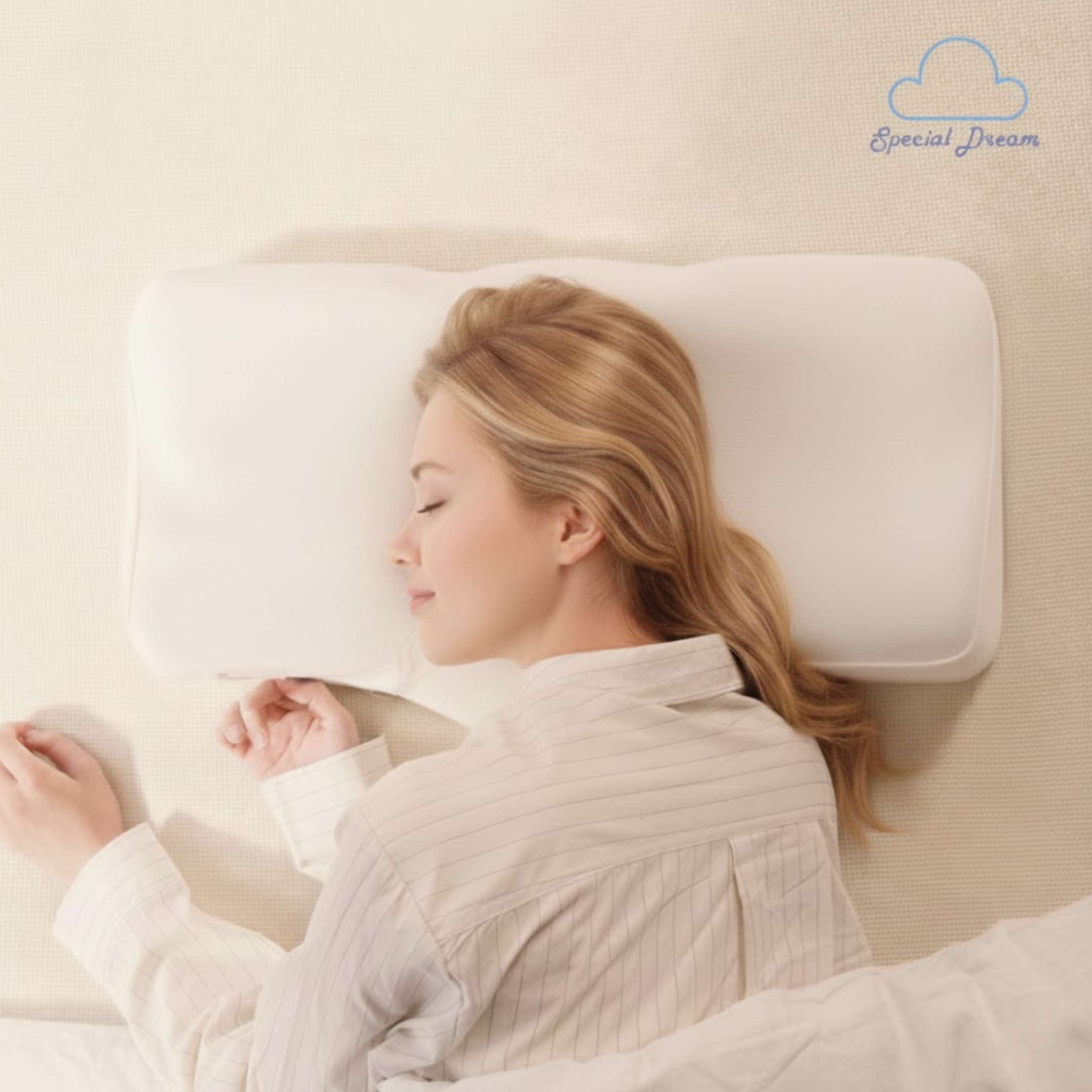 스페셜드림 경추베개 M L 목디스크 거북목 일자목 코골이 옆으로자는 양방향 메모리폼 베개