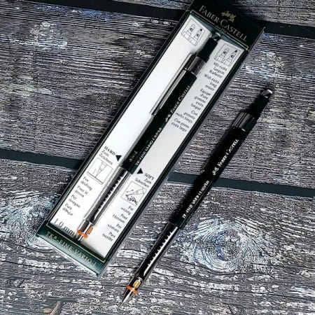 파버카스텔 0.9mm 제도샤프 TK-Fine Vario L 샤프심 연필 겉모양 정밀 기구