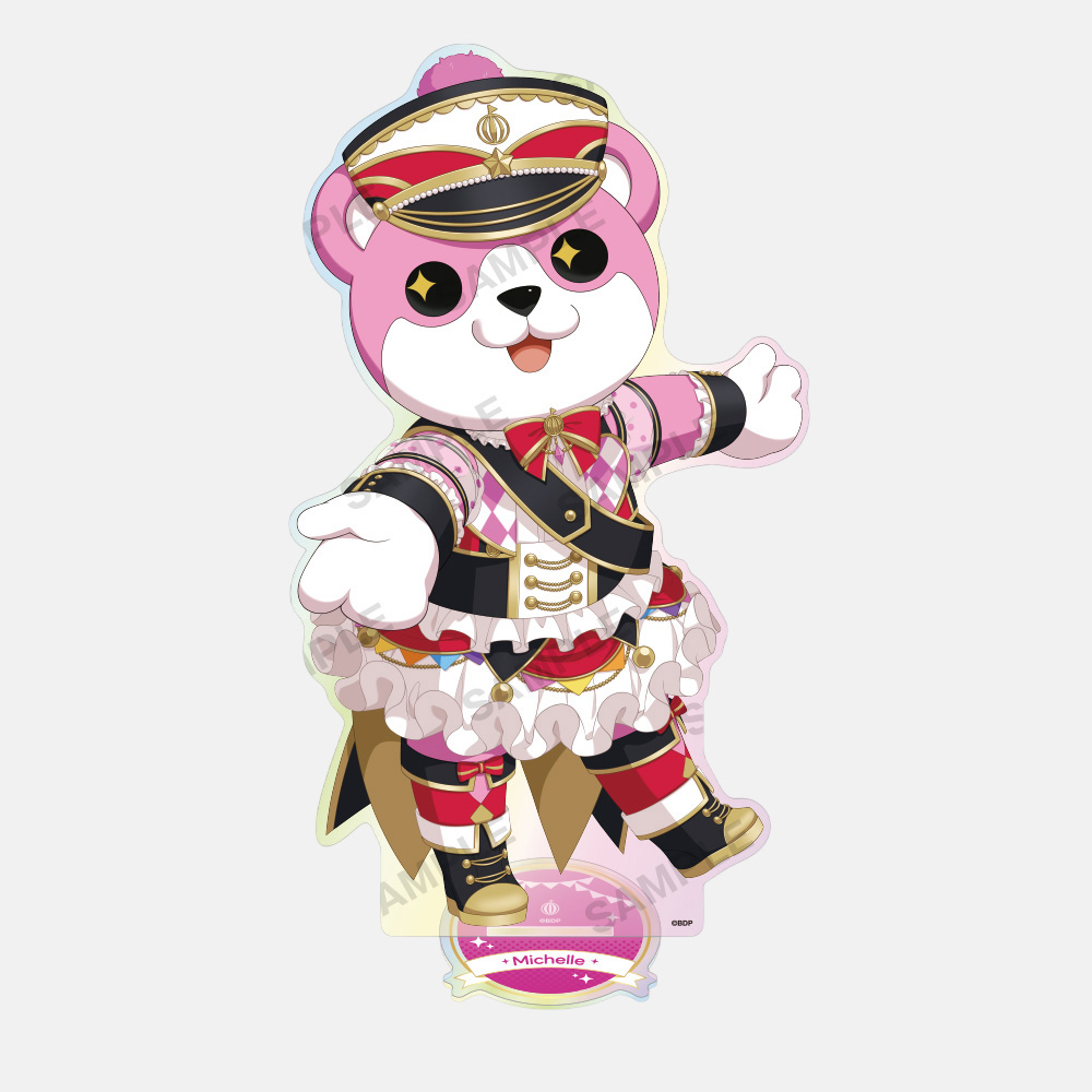 [예약] 뱅드림 헬로해피월드 빅 아크릴 스탠드 10주년 오로라 버전 (5종) 이미지 2