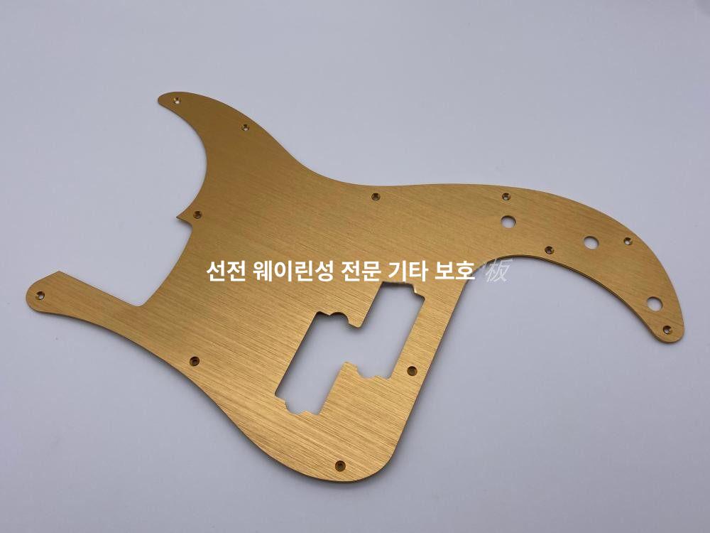 기타 스크래치 플레이트 픽가드 펜더 베이스 P 실버 - 상세 이미지 5