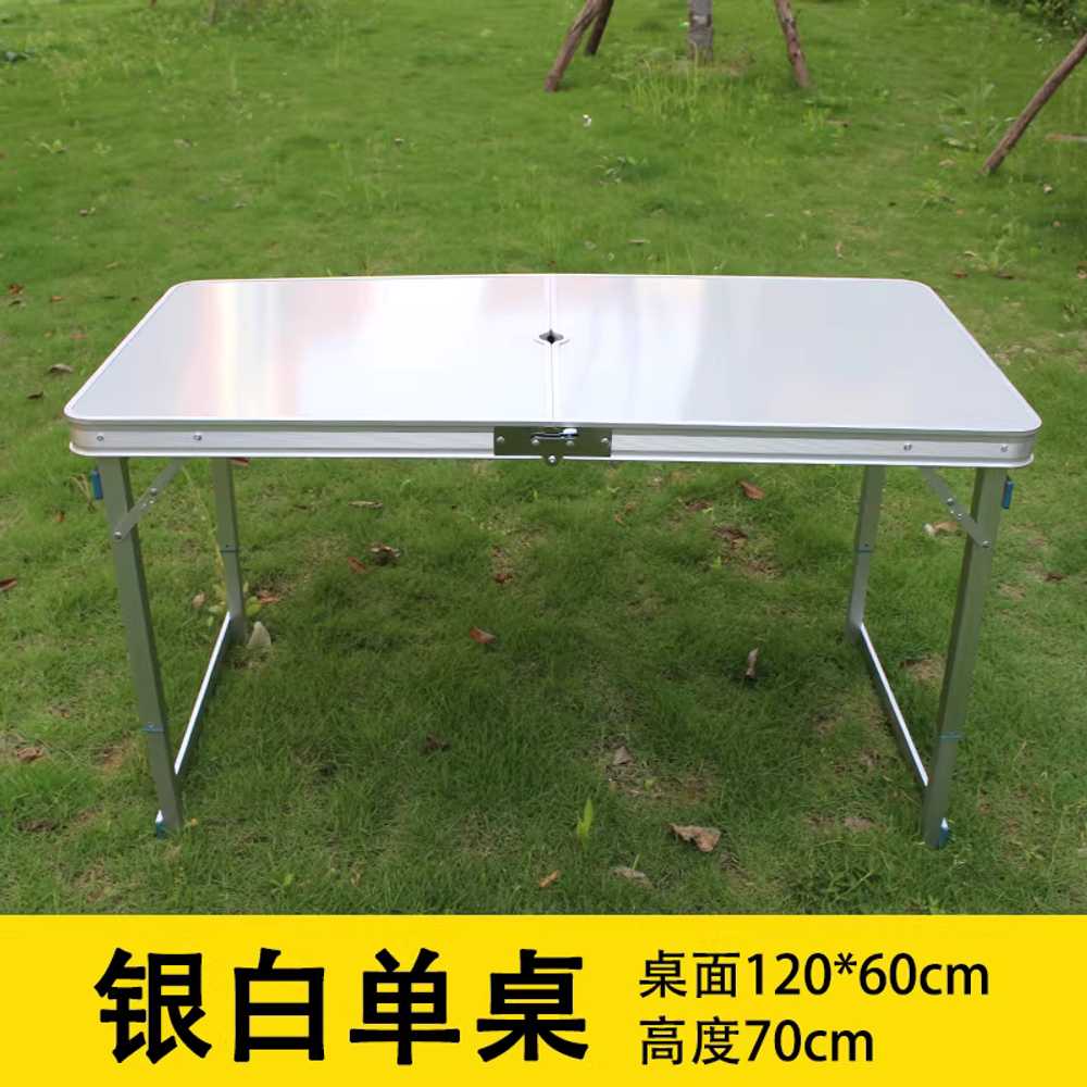 파라솔 테이블 세트 야외용 옥상 발코니 접이식 간이 테이블 의자 미포함 상판 하중 136kg 이미지 6