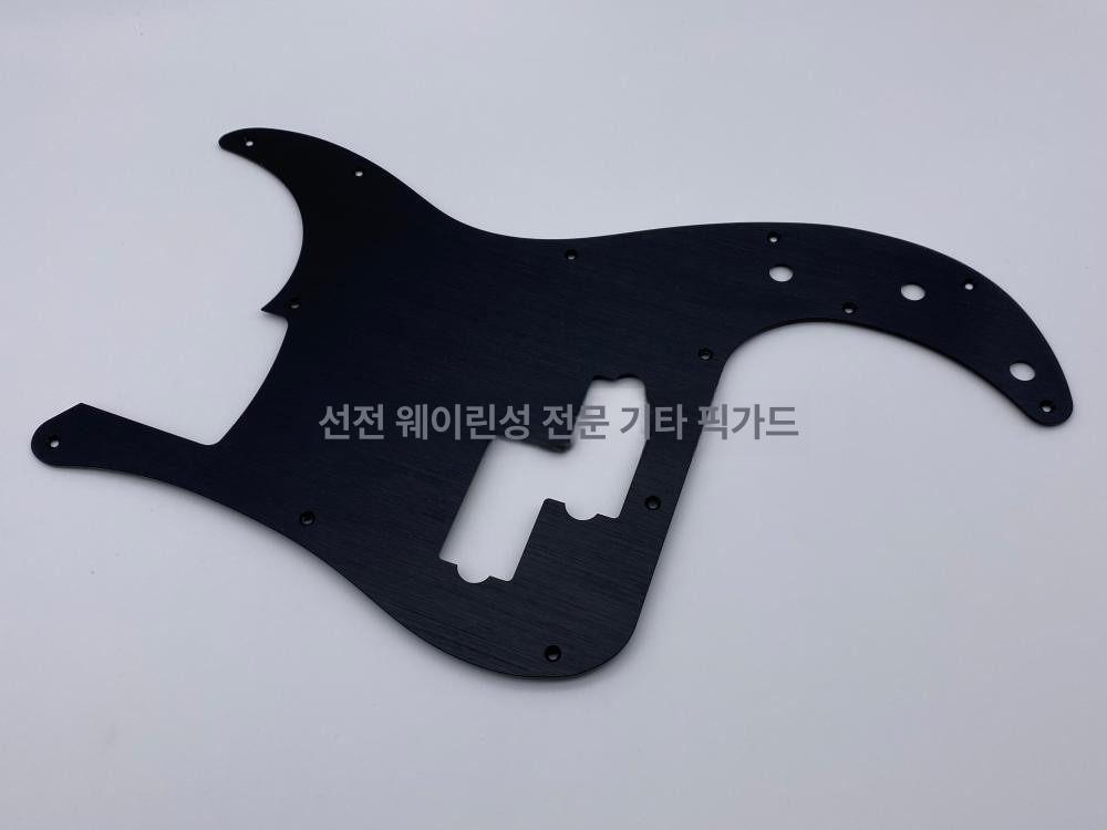 기타 스크래치 플레이트 픽가드 펜더 베이스 P 실버 - 상세 이미지 3