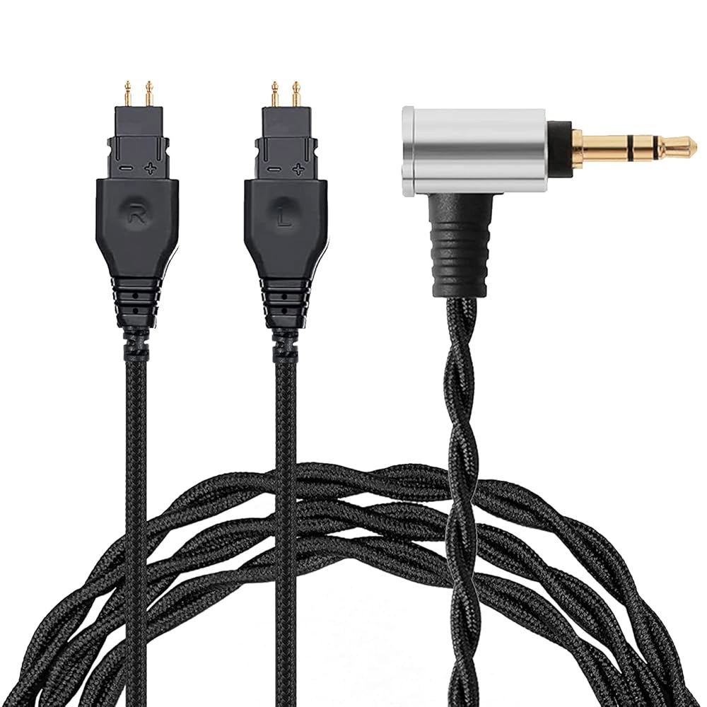 FAAEAL HiFi Audiophile Cable,6N High Free Purity HD650 Cable,Soft Copper(OFC) 3.5mm 4.9ft Wired Comp - 상품 이미지