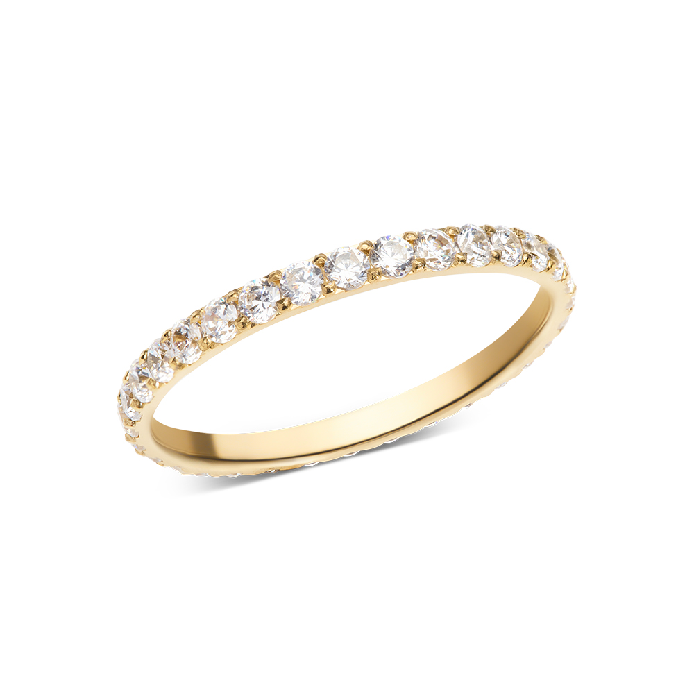 다니엘 웰링턴 MIRELLE ETERNITY RING 2.0mm 큐빅 레이어드 패션반지 - 상세 이미지 3