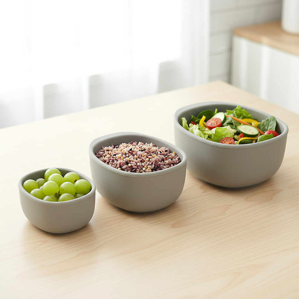 루미키친 실리콘 조약돌 밀폐용기 1P 이유식 밥팩 소분용기 전자레인지 국내제조