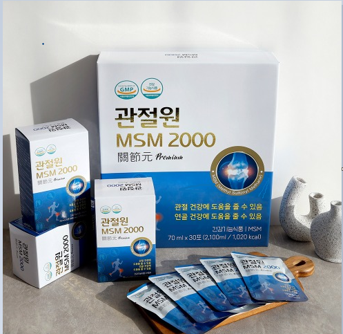 msm영양제 관절원 2000 70ml x 30포 무릎 연골 뼈건강 부모님 - 상품 이미지