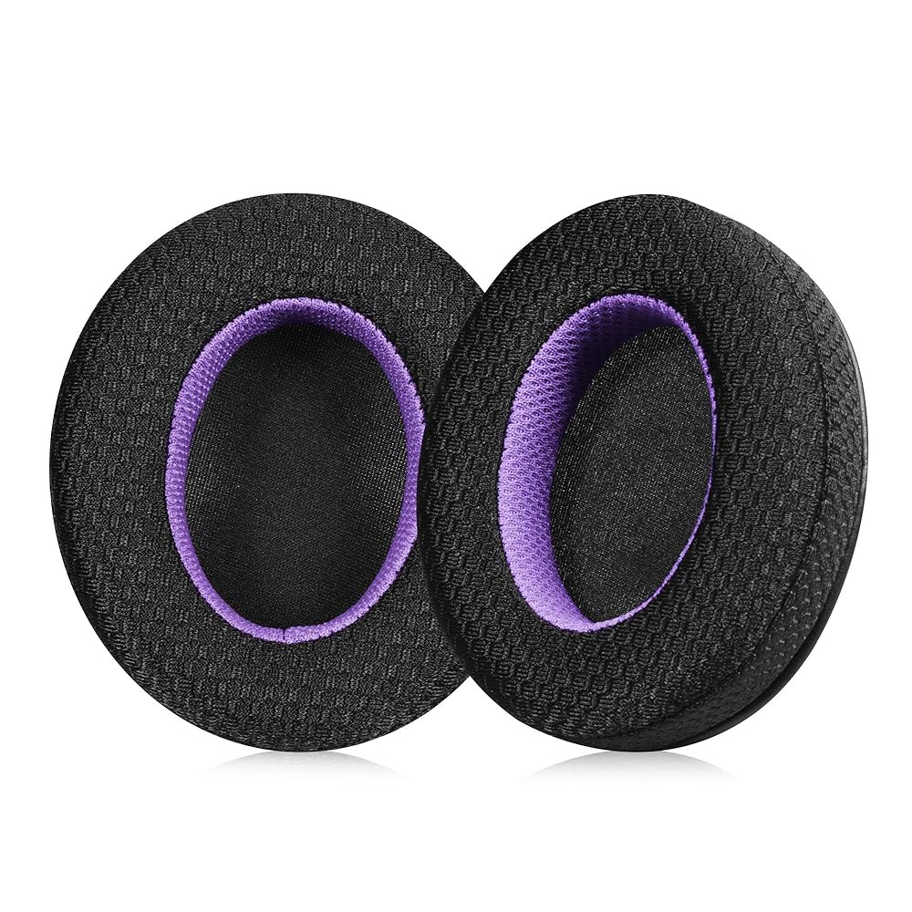 Jomwag Razer Kraken V3 Pro/V3X 블랙/퍼플 X용 / 쿠션 이어패드 교체용 - 상품 이미지