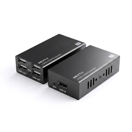 넥스트유 리파인 UL1 USB2.0 4포트 UTP 50m 거리연장기 리피터 USB454