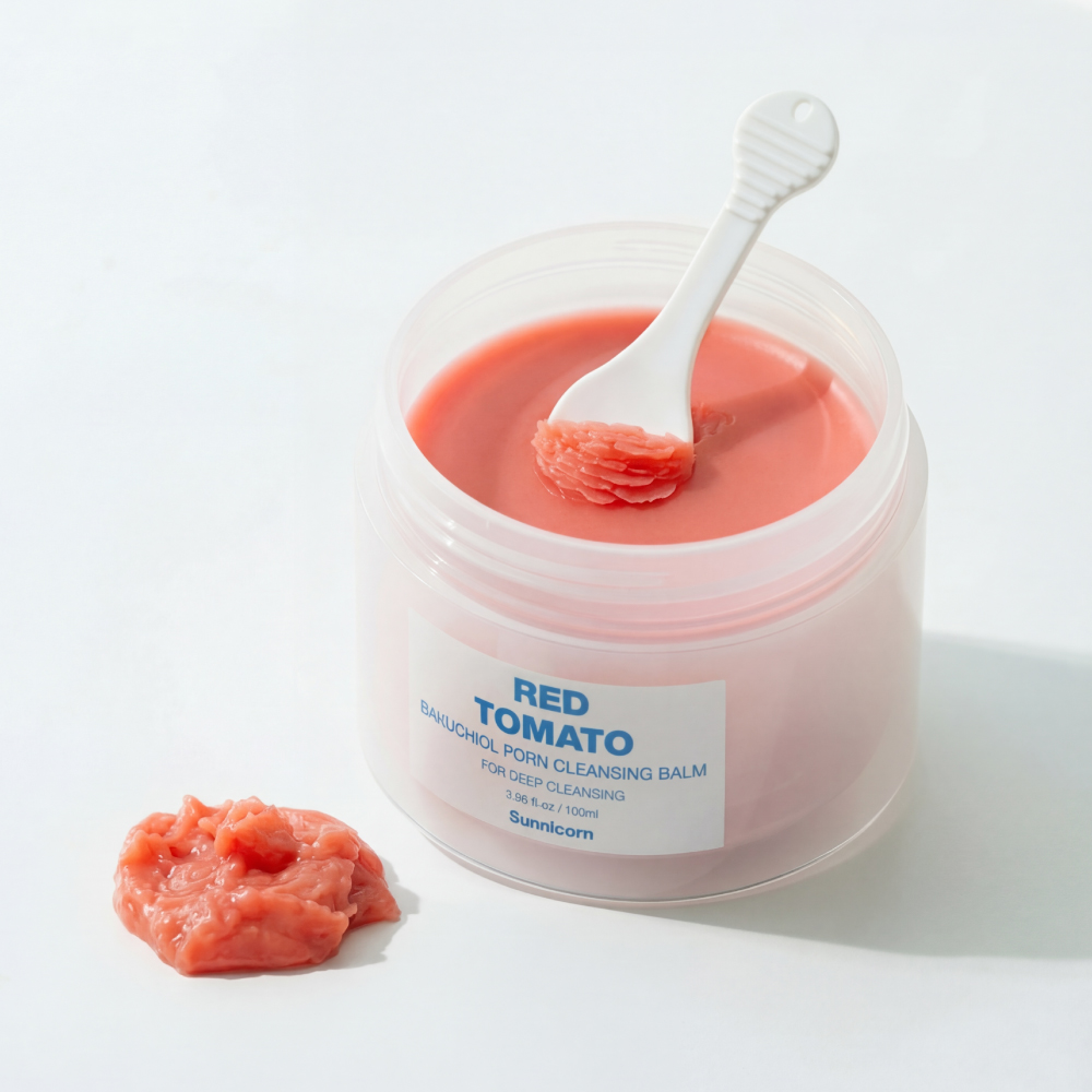 써니콘 비건 클렌징밤 바쿠치올 PDRN 레드토마토 모공 피지 메이크업 100ml, 1개 - 상세 이미지 3