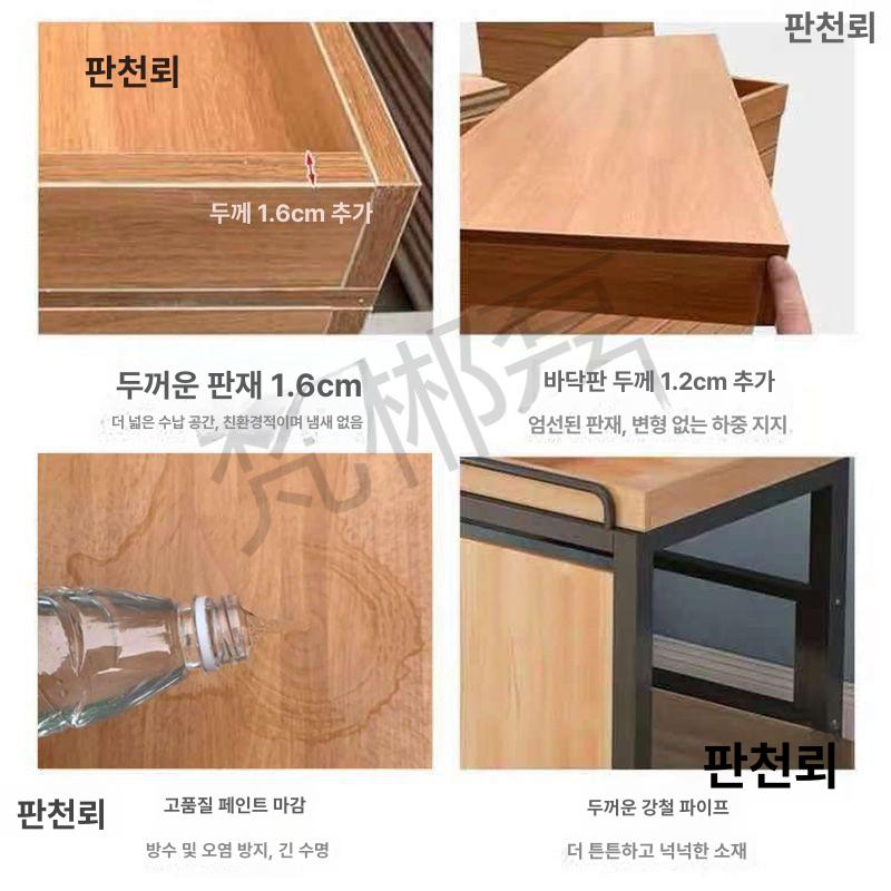 창의적 과일 야채 진열대 다층 매장용 슈퍼마켓 전시 선반 1.2m 삼중층 가격봉 없음 - 상세 이미지 4
