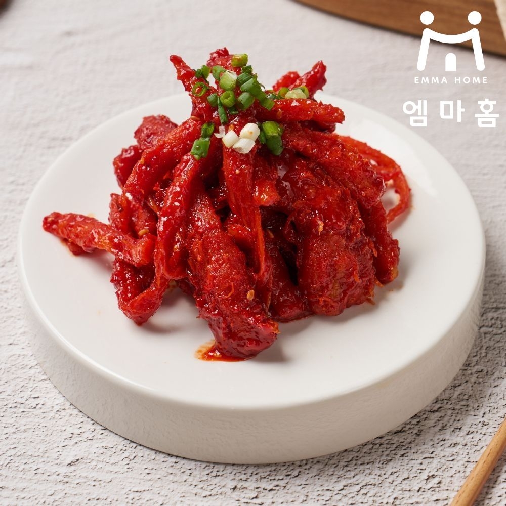 [엠마홈] 밥도둑 반찬 더덕장아찌 250g 국내가공 - 상품 이미지