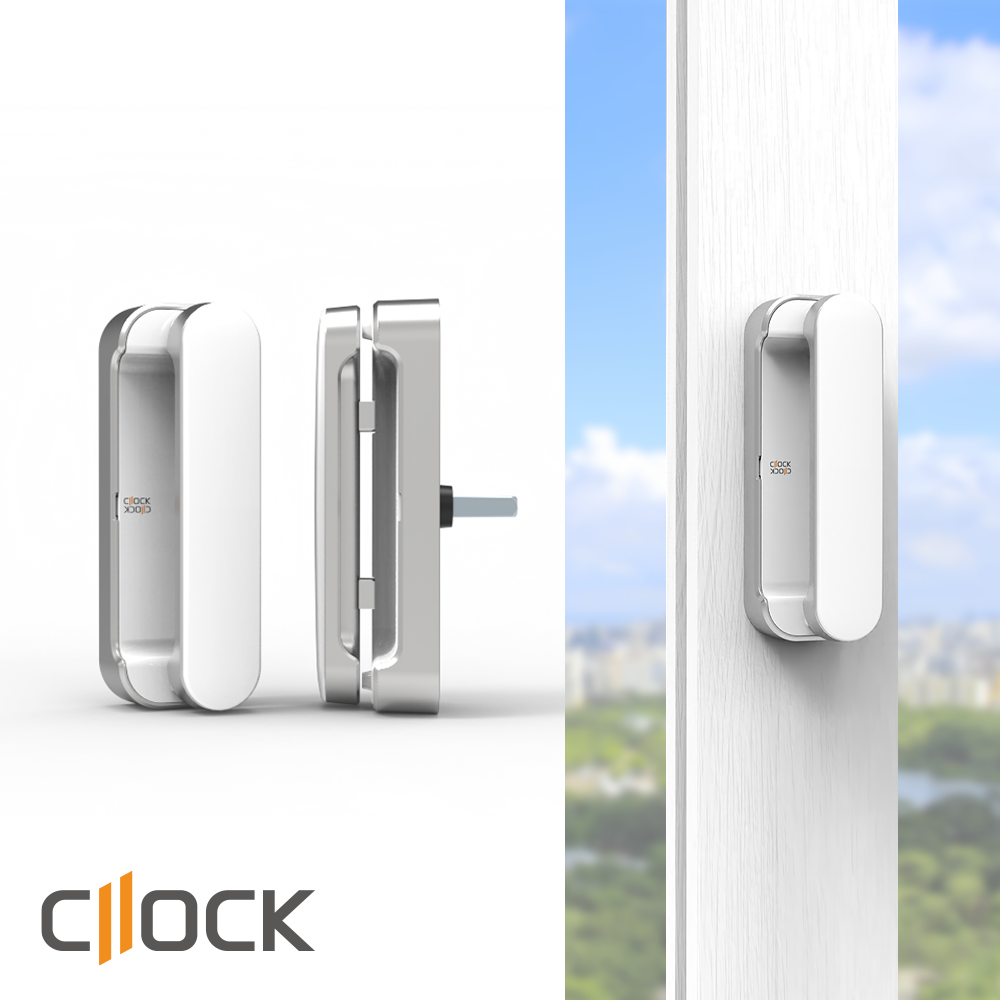 LG지인 한화 KCC 등 호환가능한 클락 샷시손잡이 오토락핸들 브리지오 좌핸들 셀프교체 인테리어 샷시핸들 제품 이미지