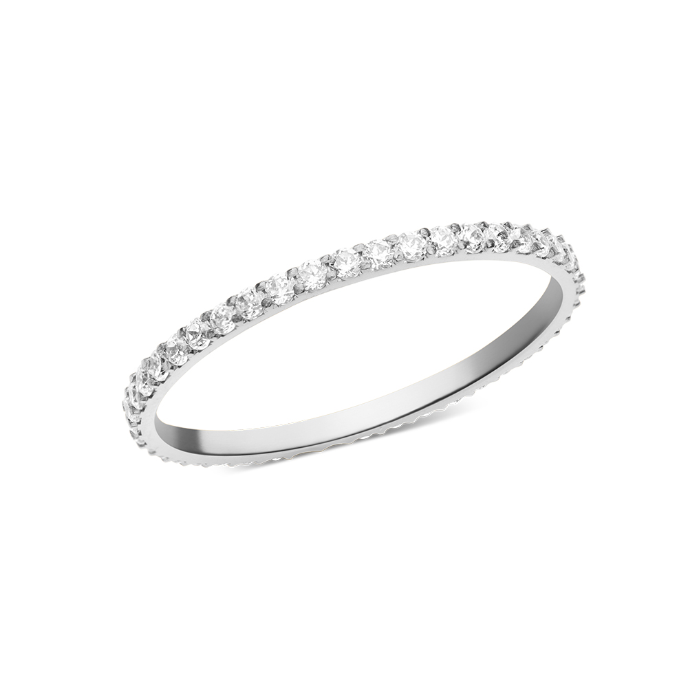 다니엘 웰링턴 MIRELLE ETERNITY RING 1.4mm 슬림 레이어드링 여자반지 - 상세 이미지 4
