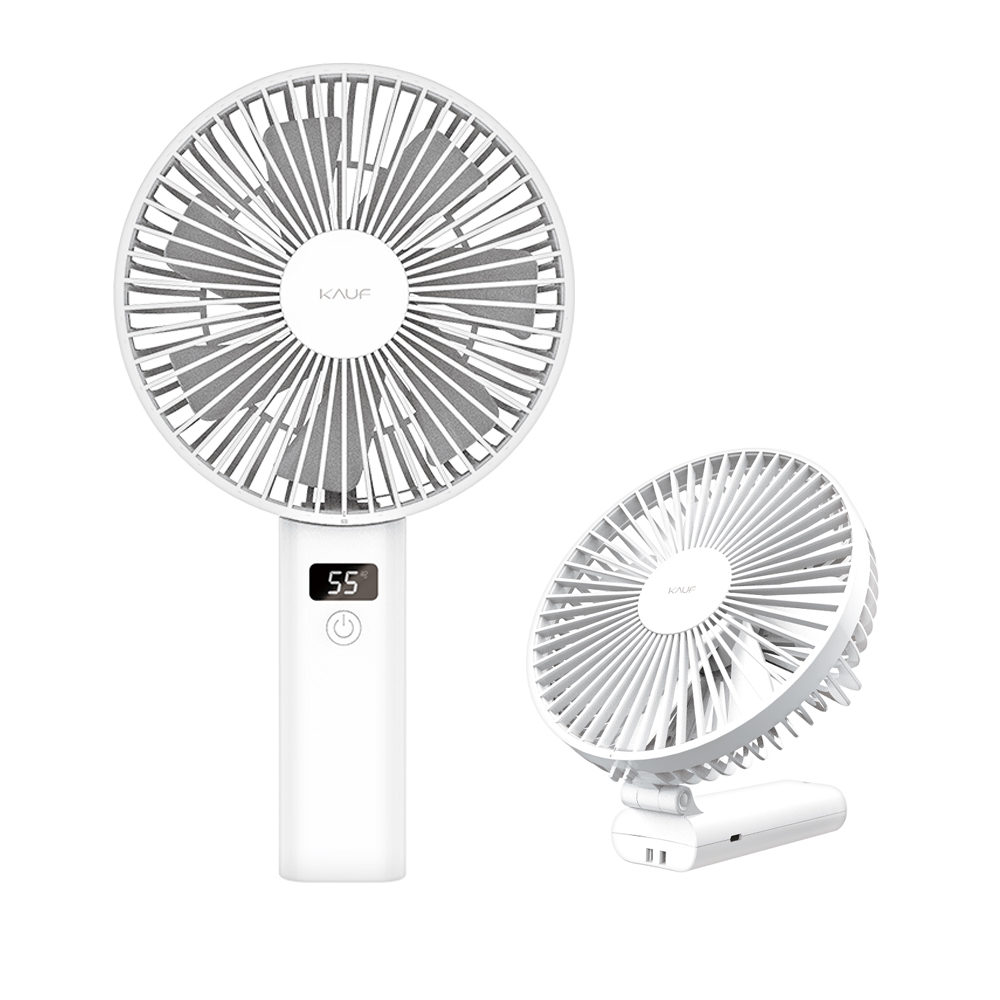 카프 BLDC 무선 휴대용 빅팬 16cm 손선풍기 KF-BigFan01 화이트 제품 이미지