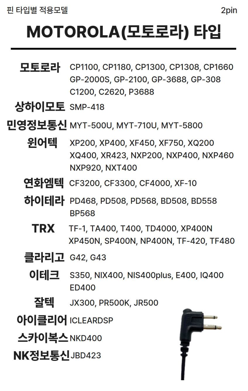국내 전기종 무전기 이어폰 인이어 귀걸이형 경호용 선택 판매처 상세 정보 이미지 3