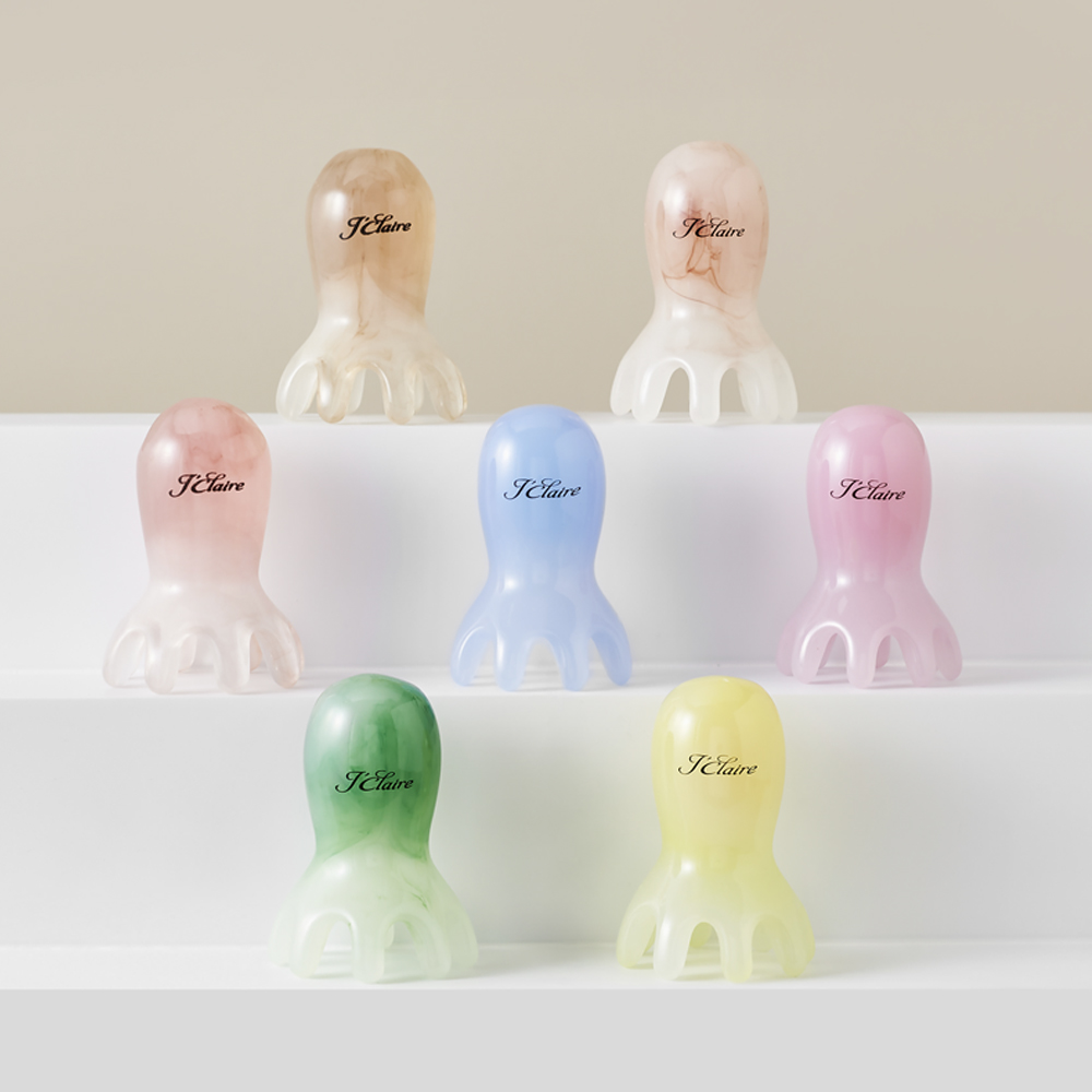 제이끌레르 두피 + 바디 괄사 3종 세트 마사지기 문어 라인 허벅지 종아리 승모근 림프 상품 이미지