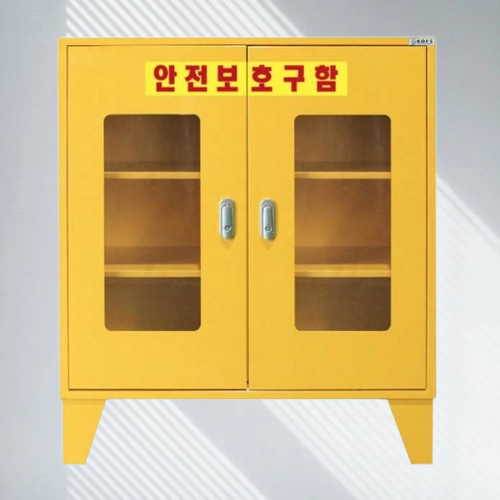 안전보호구함 안전 용품 분체 도장 양문형 중형 화재 대피 마스크함 응급 조치 보관함 비상 - 상품 이미지