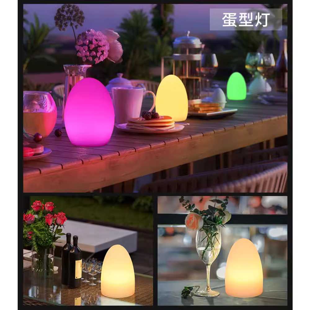 LED 스툴 정육면체 클럽 파티 주점 공원 해변 전시 사각등 10cm 건전지형 이미지 6