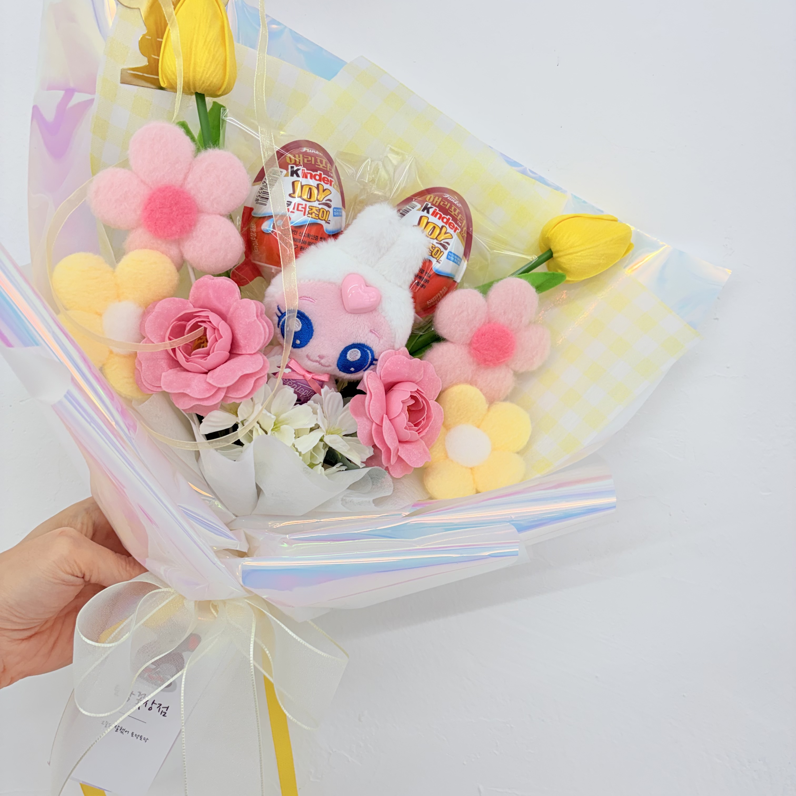 티니핑 인형 킨더조이 꽃다발 졸업식 학예회 재롱잔치 어린이집 유치원 하츄핑 - 상세 이미지 2