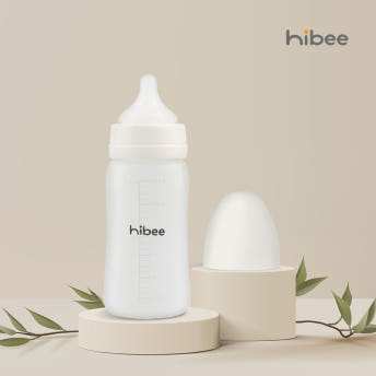 하이비 실리콘 코팅 안심 유리젖병 240ml - 상세 이미지 2
