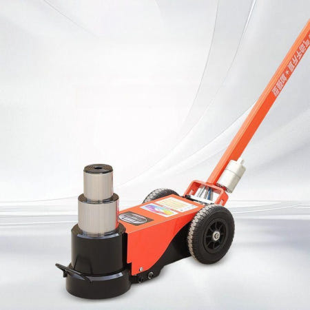 [해외]유압 잭 80톤 정비소용 공압 대형 통통이 자키 접이식 1등급 도금 80t 직선봉