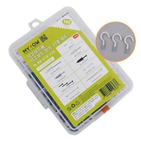 석고보드앙카11종세트 피스세트/석고보드앙카11종세트/후크팩/TC2W-HK105C