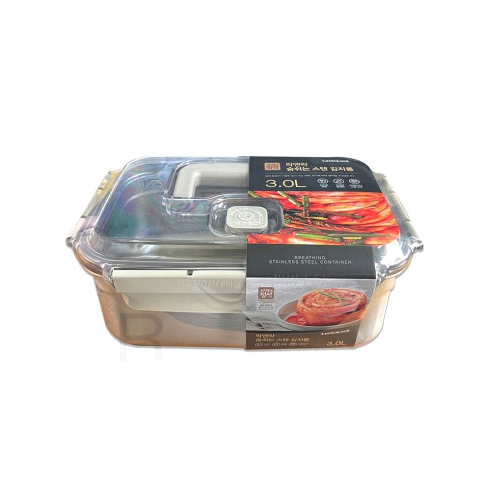 락앤락 스텐 직사각 김치통 3L (6605) -O - 상품 이미지