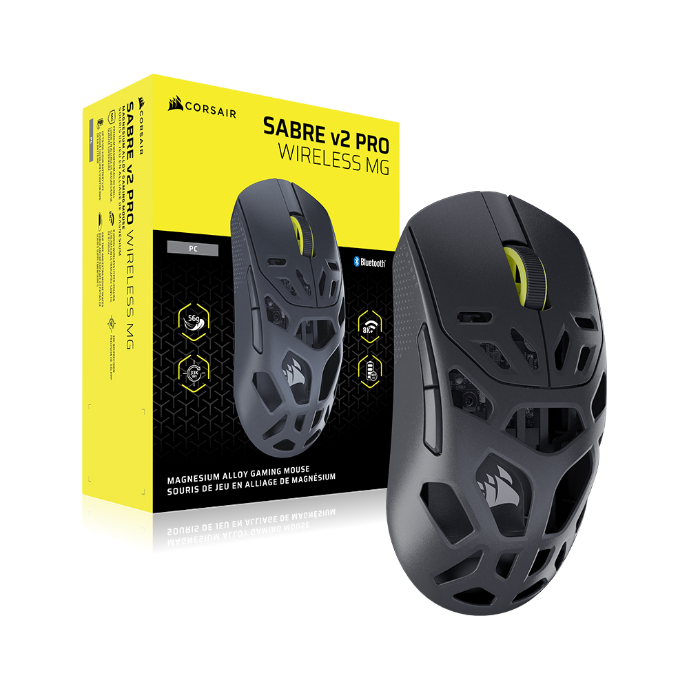 커세어 세이버 v2 PRO MG 초경량 무선 게이밍 마우스 블랙 - 상세 이미지 5